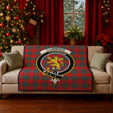 Cumming Modern Tartan Crest Quilt